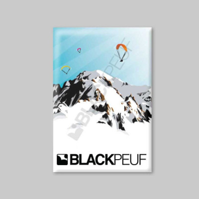 Magnet souvenir de montagne avec les illustrations blackpeuf aimants de décoration Magnet souvenir de montagne avec les illustrations blackpeuf aimants de décoration