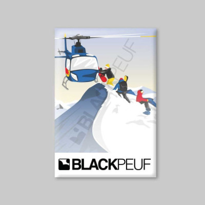 Magnet souvenir de montagne avec les illustrations blackpeuf aimants de décoration Magnet souvenir de montagne avec les illustrations blackpeuf aimants de décoration