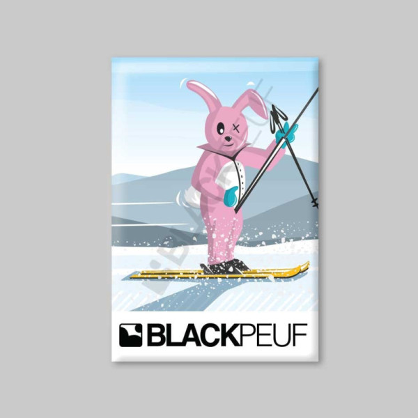 Magnet souvenir de montagne avec les illustrations blackpeuf aimants de décoration