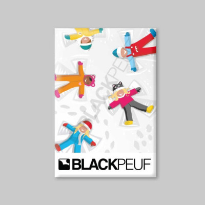 Magnet souvenir de montagne avec les illustrations blackpeuf aimants de décoration Magnet souvenir de montagne avec les illustrations blackpeuf aimants de décoration