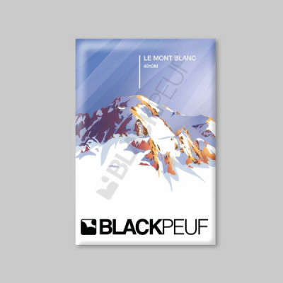 Magnet souvenir de montagne avec les illustrations blackpeuf aimants de décoration Magnet souvenir de montagne avec les illustrations blackpeuf aimants de décoration