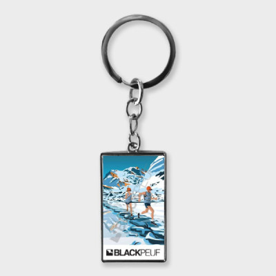 Porte clefs souvenir de montagne avec les illustrations blackpeuf Porte clefs souvenir de montagne avec les illustrations blackpeuf