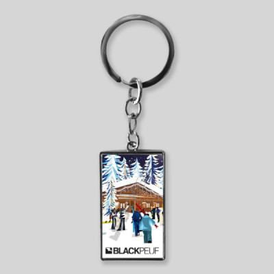 Porte clefs souvenir de montagne avec les illustrations blackpeuf Porte clefs souvenir de montagne avec les illustrations blackpeuf