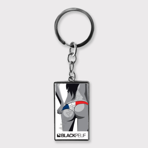 Porte clefs souvenir de montagne avec les illustrations blackpeuf