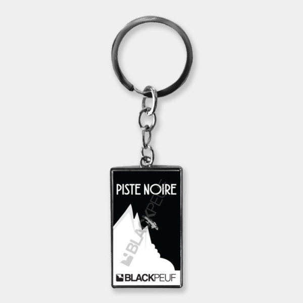 Porte clefs souvenir de montagne avec les illustrations blackpeuf