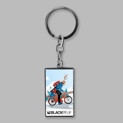 Porte clefs souvenir de montagne avec les illustrations blackpeuf Porte clefs souvenir de montagne avec les illustrations blackpeuf