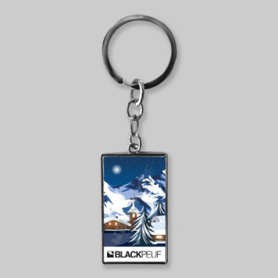 Porte clefs souvenir de montagne avec les illustrations blackpeuf Porte clefs souvenir de montagne avec les illustrations blackpeuf