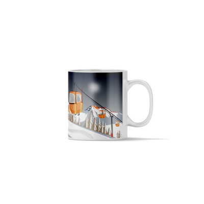 Mugs & tasse pour le café ou le thé BLACKPEUF souvenir chic des alpes