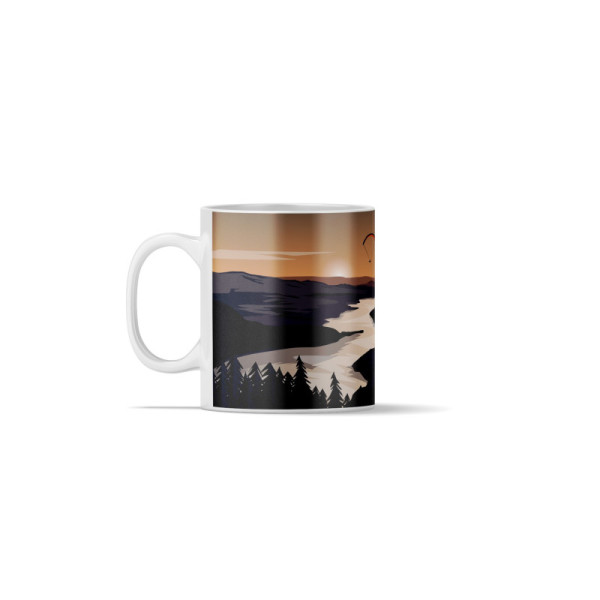 Mugs & tasse pour le café ou le thé BLACKPEUF souvenir chic des alpes