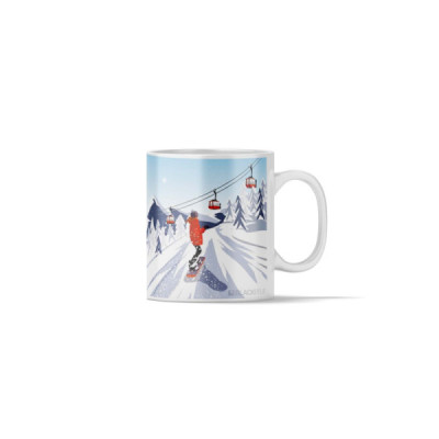 Mugs & tasse pour le café ou le thé BLACKPEUF souvenir chic des alpes