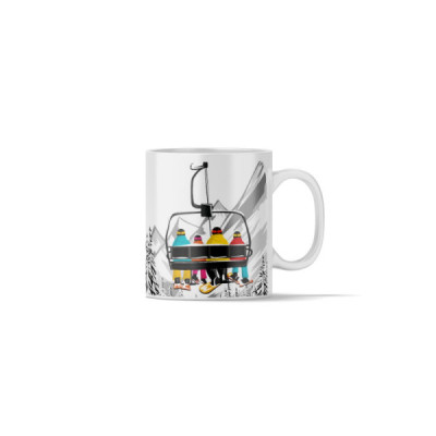 Mugs & tasse pour le café ou le thé BLACKPEUF souvenir chic des alpes