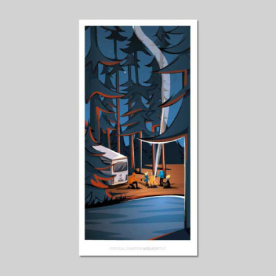 Cartes postales Polaroïd et Panoramique BLACKPEUF souvenir des alpes