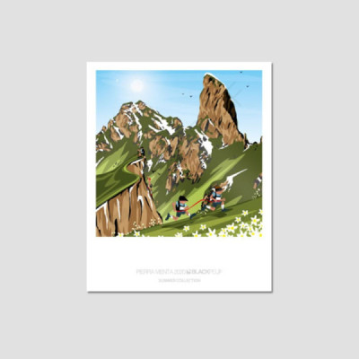 Cartes postales Polaroïd et Panoramique BLACKPEUF souvenir des alpes Cartes postales Polaroïd et Panoramique BLACKPEUF souvenir des alpes