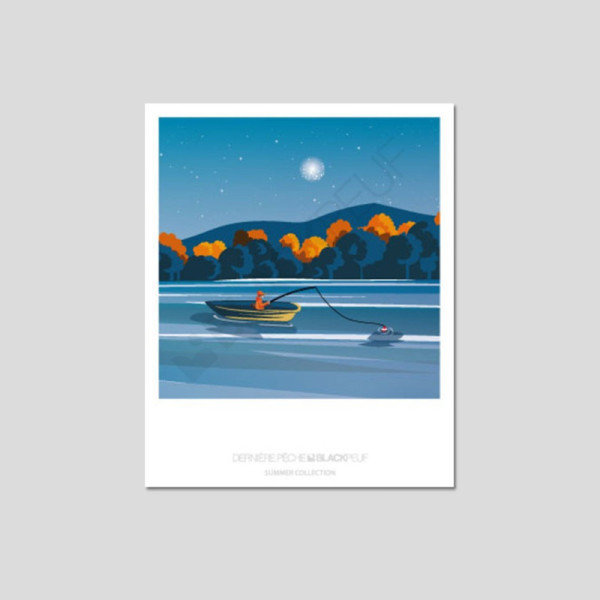 Cartes postales Polaroïd et Panoramique BLACKPEUF souvenir des alpes