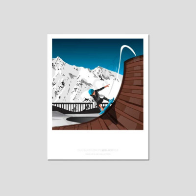 Cartes postales Polaroïd et Panoramique BLACKPEUF souvenir des alpes Cartes postales Polaroïd et Panoramique BLACKPEUF souvenir des alpes