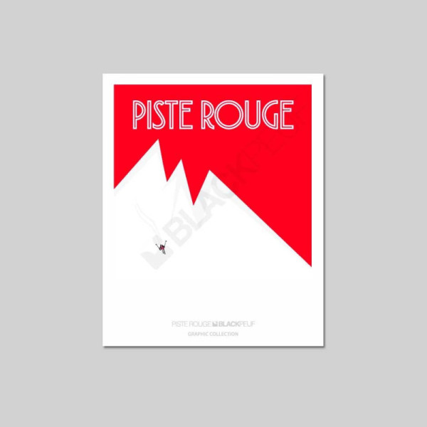 Cartes postales Polaroïd et Panoramique BLACKPEUF souvenir des alpes