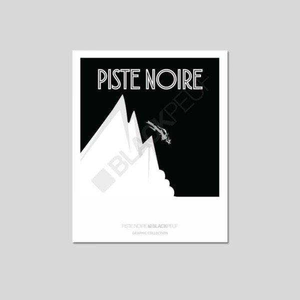 Cartes postales Polaroïd et Panoramique BLACKPEUF souvenir des alpes