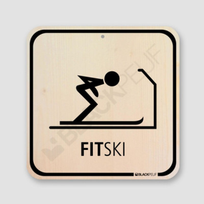 Blackpeuf humorous wooden panels - Interior decoration