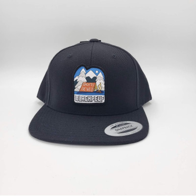 Unique design snapback, inspired by the Savoyard landscapes Unique design snapback, inspired by the Savoyard landscapes