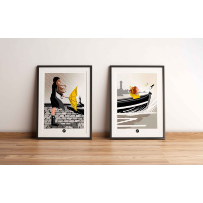 This BLACKPEUF poster offers a high-end and modern look with its vibra This BLACKPEUF poster offers a high-end and modern look with its vibra