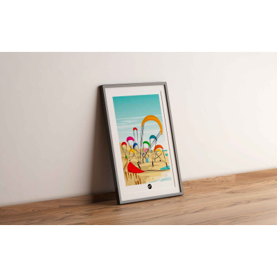 This BLACKPEUF poster offers a high-end and modern look with its vibra This BLACKPEUF poster offers a high-end and modern look with its vibra