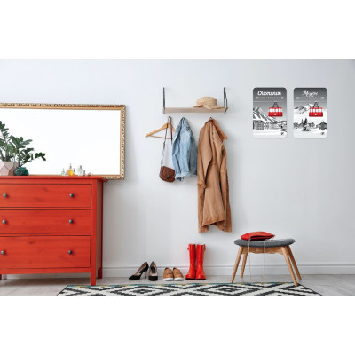 CENTER STATION MEGÈVE PAINTING BLACKPEUF