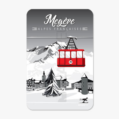 CENTER STATION MEGÈVE PAINTING BLACKPEUF