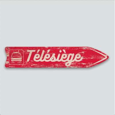 FLÈCHE SIGNALÉTIQUE EN BOIS TÉLÉSIÈGE BLACKPEUF FLÈCHE SIGNALÉTIQUE EN BOIS TÉLÉSIÈGE BLACKPEUF