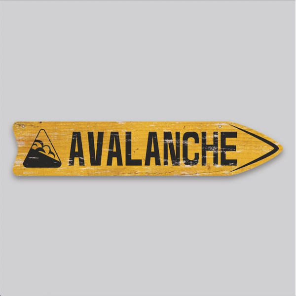 BLACKPEUF AVALANCHE WOODEN SIGNAL ARROW