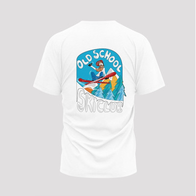 T-SHIRT BLANC OLD SCHOOL BLACKPEUF T-SHIRT BLANC OLD SCHOOL BLACKPEUF