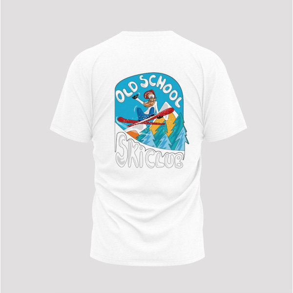 T-SHIRT BLANC OLD SCHOOL BLACKPEUF