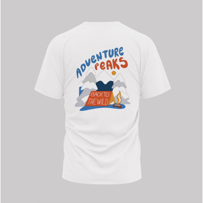 T-SHIRT BLANC ADVENTURE PEAKS BLACKPEUF T-SHIRT BLANC ADVENTURE PEAKS BLACKPEUF
