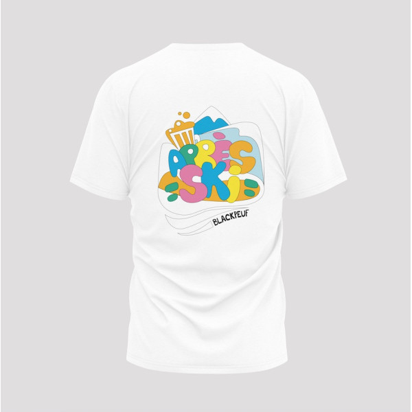 T-SHIRT BLANC APRÈS SKI BLACKPEUF