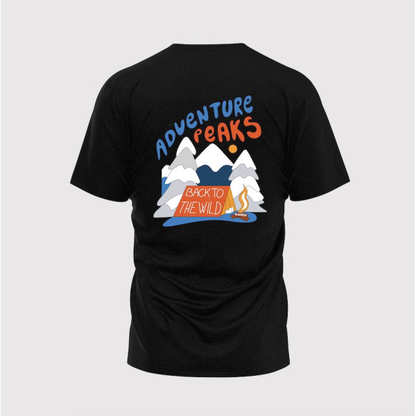 BACK TO THE WILD WHITE T-SHIRT BLACKPEUF