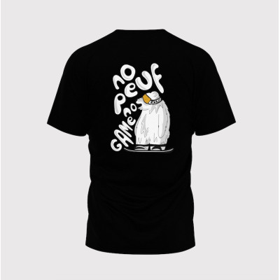 NO PEUF NO GAME BLACK T-SHIRT BLACKPEUF NO PEUF NO GAME BLACK T-SHIRT BLACKPEUF