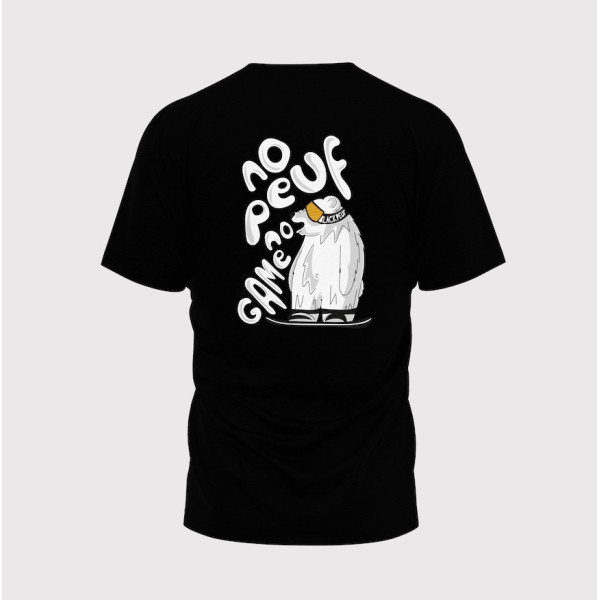 NO PEUF NO GAME BLACK T-SHIRT BLACKPEUF