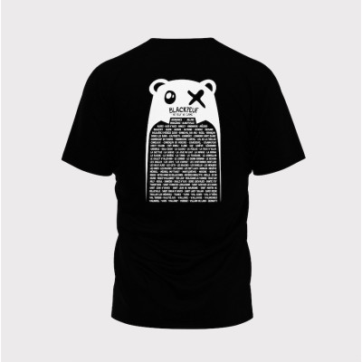 T-SHIRT ANNIVERSAIRE BLACKPEUF NOIR T-SHIRT ANNIVERSAIRE BLACKPEUF NOIR