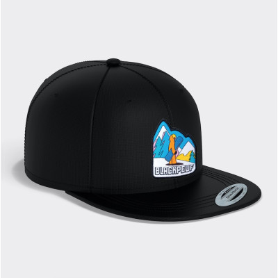 Unique design snapback, inspired by the Savoyard landscapes Unique design snapback, inspired by the Savoyard landscapes