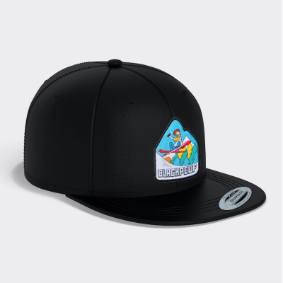 Unique design snapback, inspired by the Savoyard landscapes Unique design snapback, inspired by the Savoyard landscapes