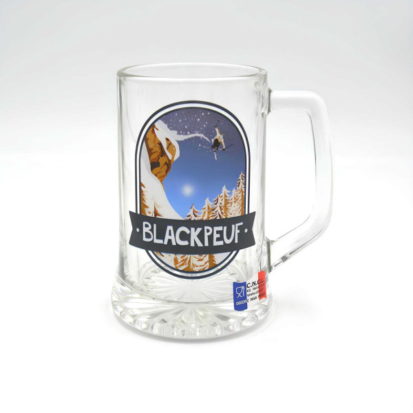 Chope à bière 33 CL - BARRE ROCHEUSE BLACKPEUF