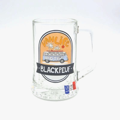 Chope à bière 33 CL - VANLIFE BLACKPEUF Chope à bière 33 CL - VANLIFE BLACKPEUF