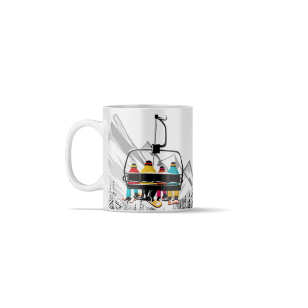 Mugs & tasse pour le café ou le thé BLACKPEUF souvenir chic des alpes