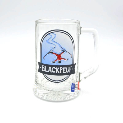 Chope à bière 33 CL - SPLASH SKI BLACKPEUF Chope à bière 33 CL - SPLASH SKI BLACKPEUF