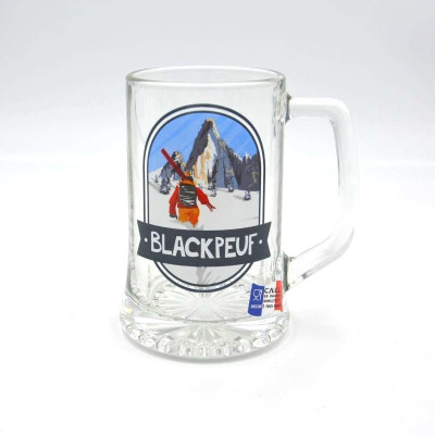 Chope à bière 33 CL - RANDO DES DRUS BLACKPEUF Chope à bière 33 CL - RANDO DES DRUS BLACKPEUF