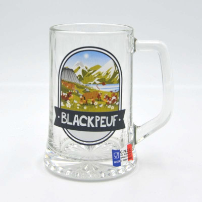Chope à bière 33 CL - MARGUERITE PARTY BLACKPEUF Chope à bière 33 CL - MARGUERITE PARTY BLACKPEUF