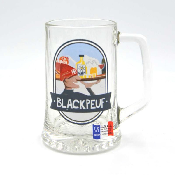 Chope à bière 33 CL - BARMAN DES ALPES BLACKPEUF