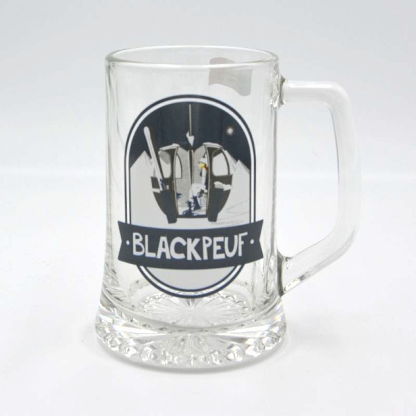 Chope à bière 33 CL - POP UP BLACK BLACKPEUF