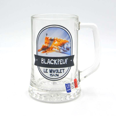 Chope à bière 33 CL - NIVOLET BLACKPEUF Chope à bière 33 CL - NIVOLET BLACKPEUF