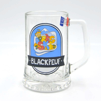 Chope à bière 33 CL - PATCH APRES SKI BLACKPEUF Chope à bière 33 CL - PATCH APRES SKI BLACKPEUF