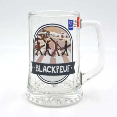 Chope à bière 33 CL - ON THE ROAD AGAIN BLACKPEUF Chope à bière 33 CL - ON THE ROAD AGAIN BLACKPEUF